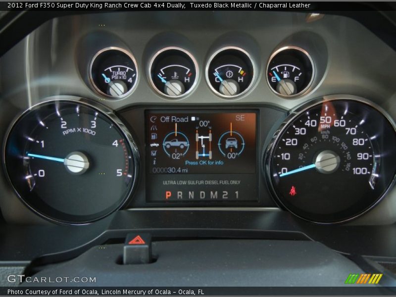  2012 F350 Super Duty King Ranch Crew Cab 4x4 Dually King Ranch Crew Cab 4x4 Dually Gauges