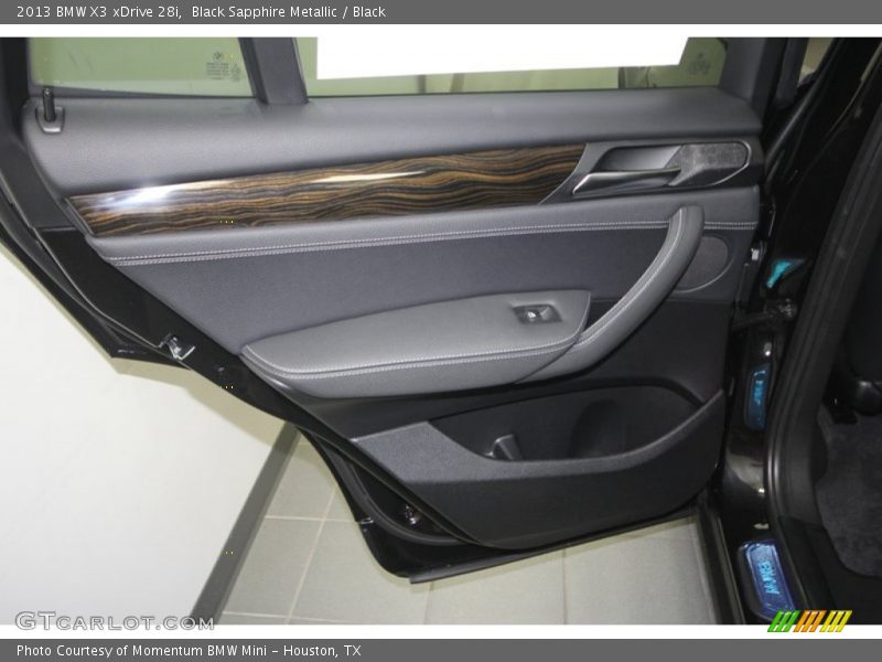 Black Sapphire Metallic / Black 2013 BMW X3 xDrive 28i