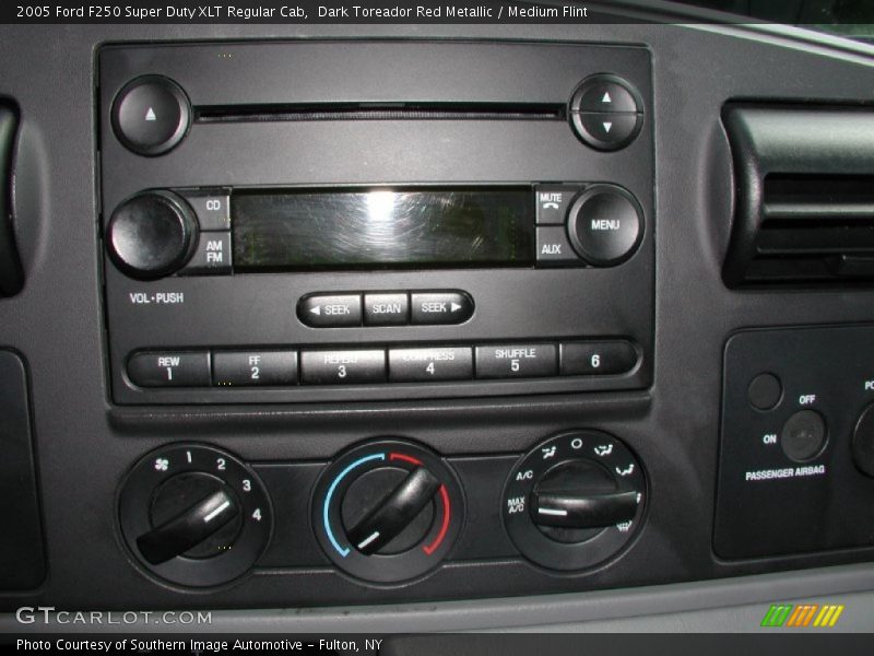 Dark Toreador Red Metallic / Medium Flint 2005 Ford F250 Super Duty XLT Regular Cab