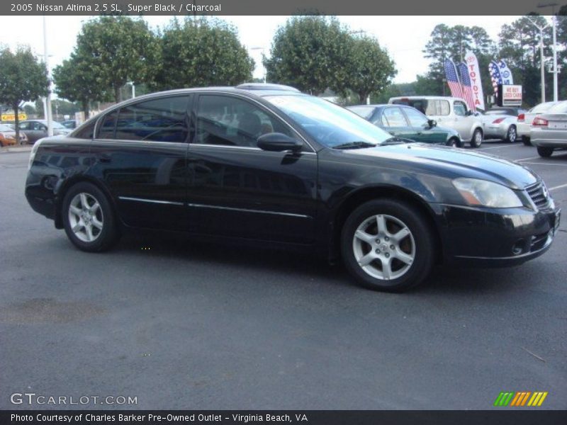 Super Black / Charcoal 2005 Nissan Altima 2.5 SL