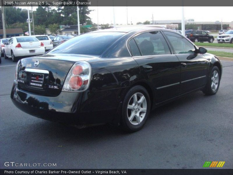 Super Black / Charcoal 2005 Nissan Altima 2.5 SL