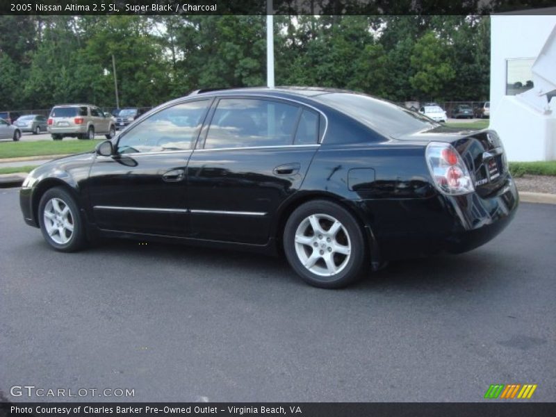 Super Black / Charcoal 2005 Nissan Altima 2.5 SL