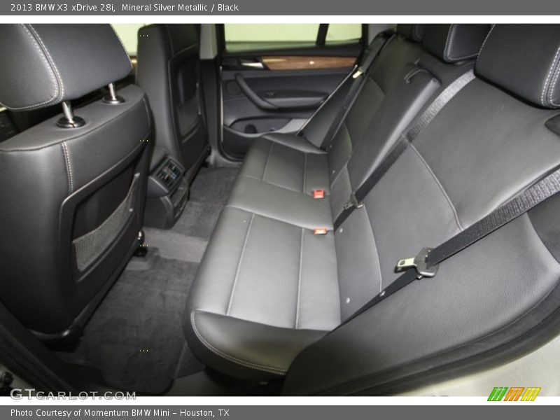 Mineral Silver Metallic / Black 2013 BMW X3 xDrive 28i