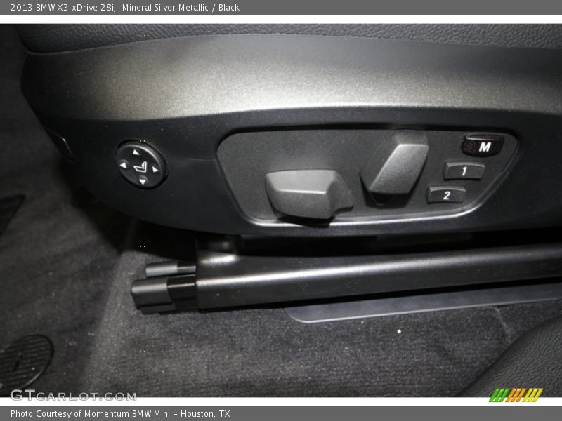 Mineral Silver Metallic / Black 2013 BMW X3 xDrive 28i