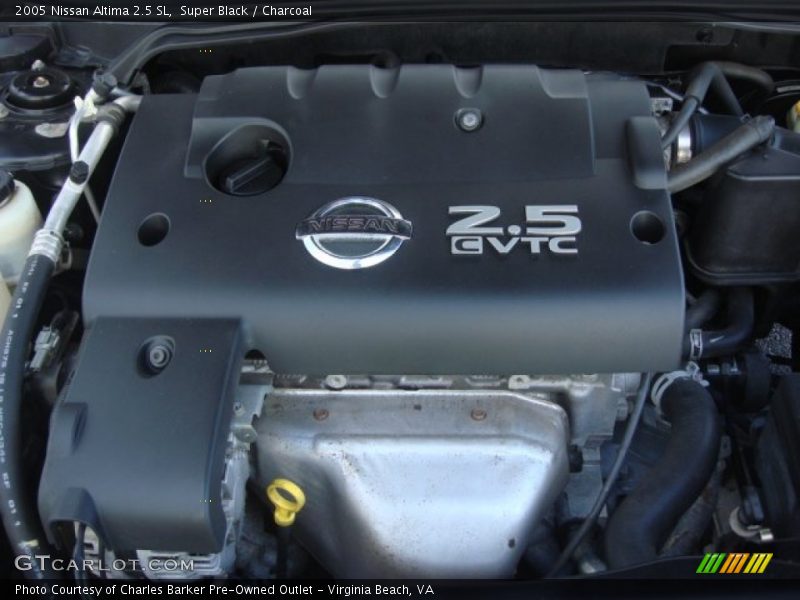 Super Black / Charcoal 2005 Nissan Altima 2.5 SL