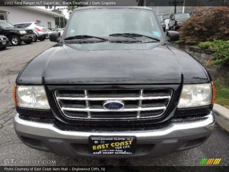 Black Clearcoat / Dark Graphite 2002 Ford Ranger XLT SuperCab