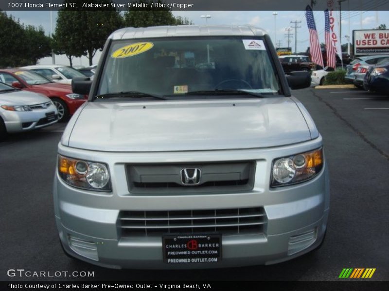 Alabaster Silver Metallic / Black/Copper 2007 Honda Element SC