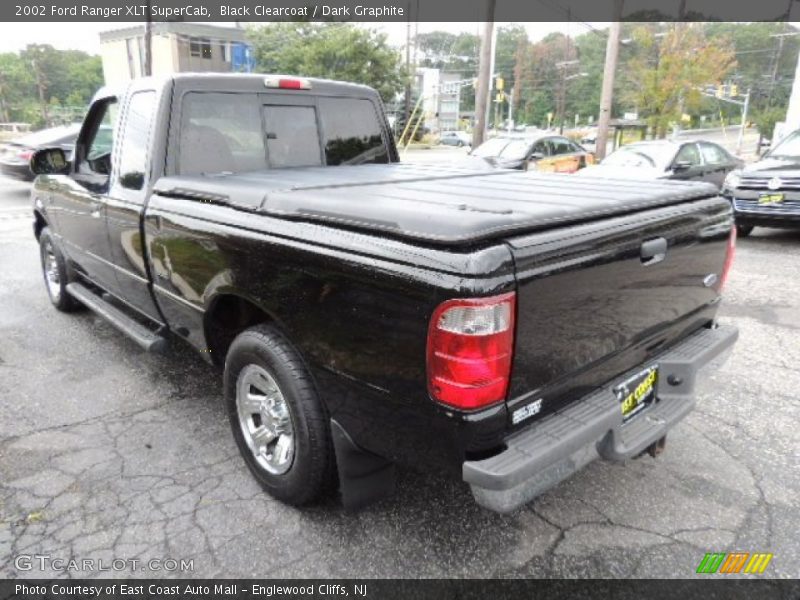 Black Clearcoat / Dark Graphite 2002 Ford Ranger XLT SuperCab
