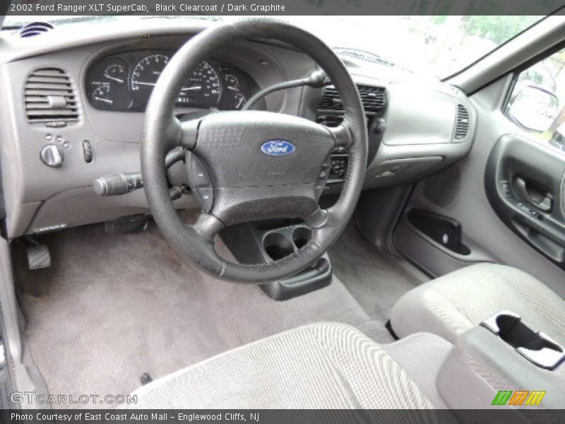 Black Clearcoat / Dark Graphite 2002 Ford Ranger XLT SuperCab