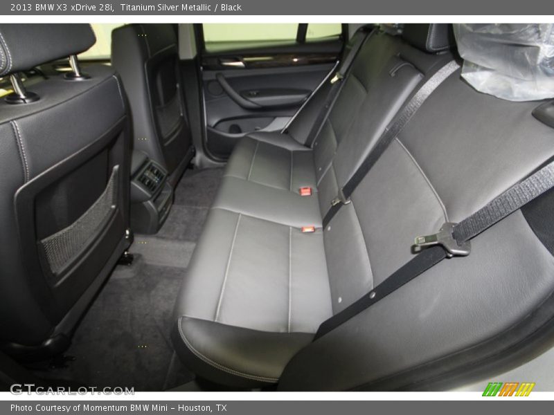 Titanium Silver Metallic / Black 2013 BMW X3 xDrive 28i