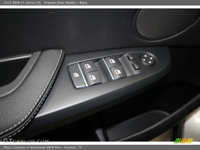 Titanium Silver Metallic / Black 2013 BMW X3 xDrive 28i