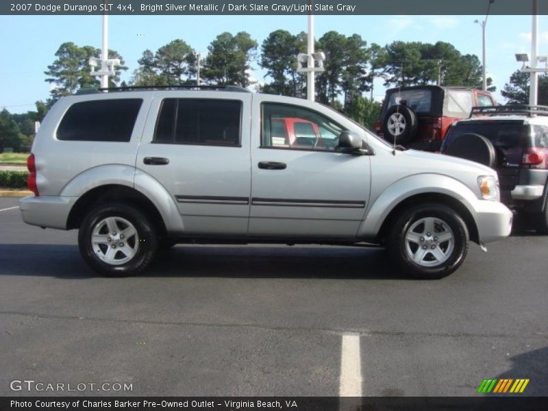 Bright Silver Metallic / Dark Slate Gray/Light Slate Gray 2007 Dodge Durango SLT 4x4