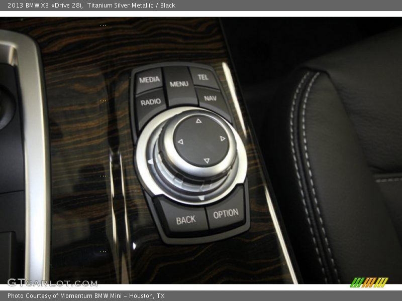 Titanium Silver Metallic / Black 2013 BMW X3 xDrive 28i