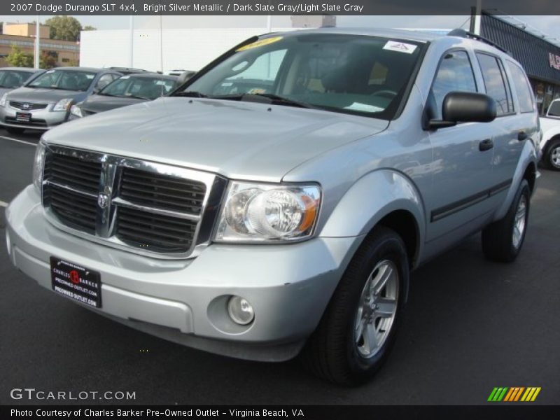 Bright Silver Metallic / Dark Slate Gray/Light Slate Gray 2007 Dodge Durango SLT 4x4