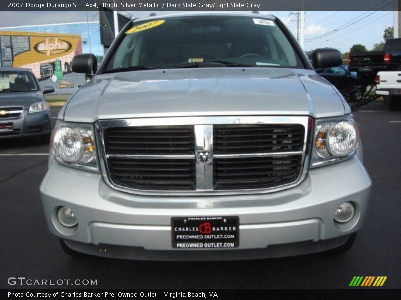 Bright Silver Metallic / Dark Slate Gray/Light Slate Gray 2007 Dodge Durango SLT 4x4