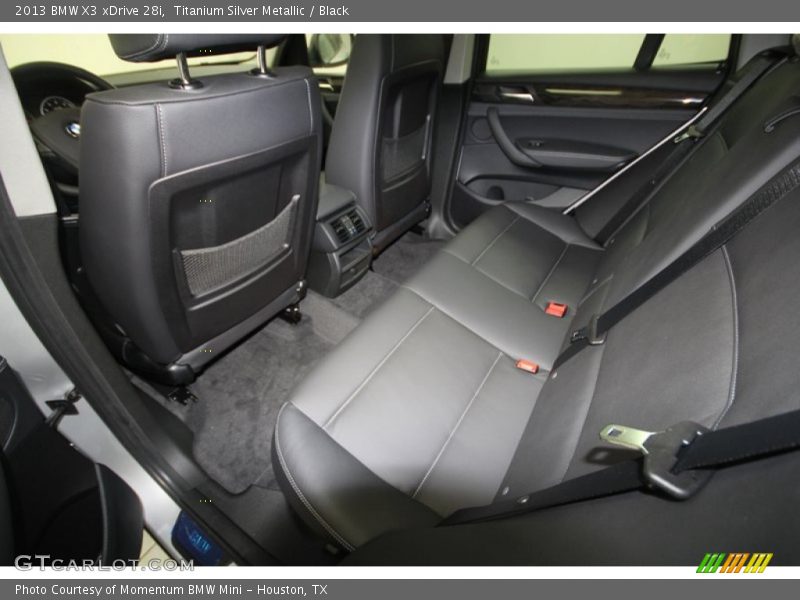 Titanium Silver Metallic / Black 2013 BMW X3 xDrive 28i