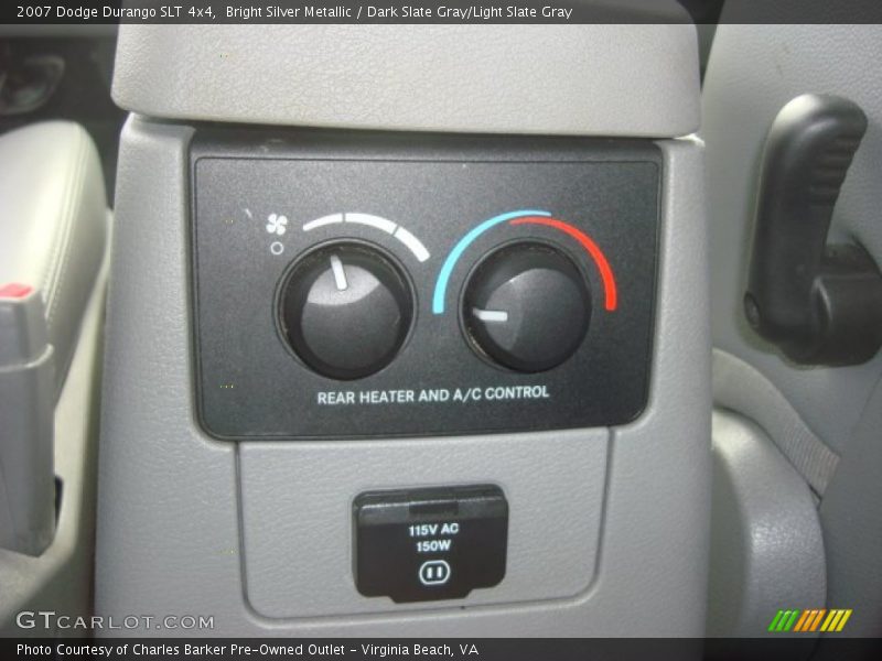 Bright Silver Metallic / Dark Slate Gray/Light Slate Gray 2007 Dodge Durango SLT 4x4