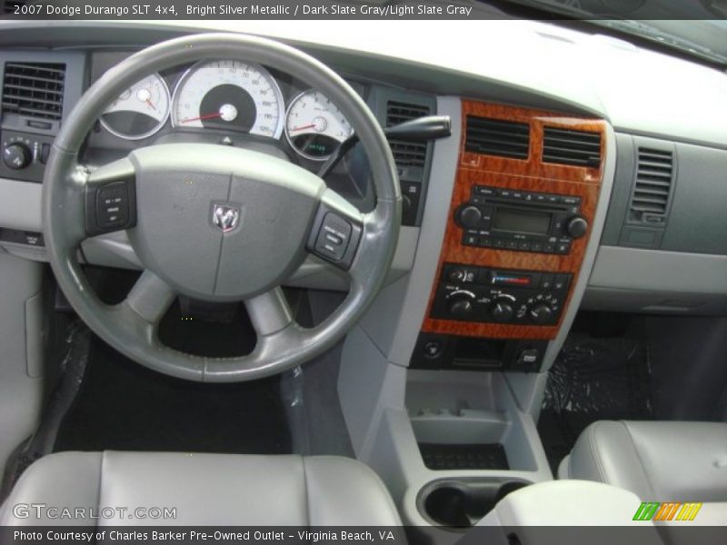 Bright Silver Metallic / Dark Slate Gray/Light Slate Gray 2007 Dodge Durango SLT 4x4