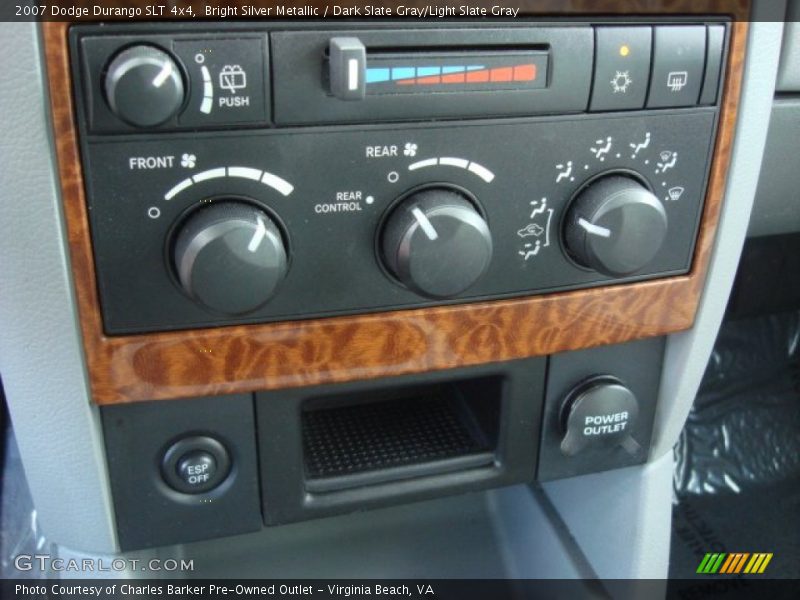 Bright Silver Metallic / Dark Slate Gray/Light Slate Gray 2007 Dodge Durango SLT 4x4