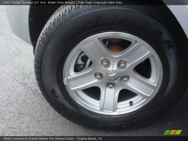 Bright Silver Metallic / Dark Slate Gray/Light Slate Gray 2007 Dodge Durango SLT 4x4