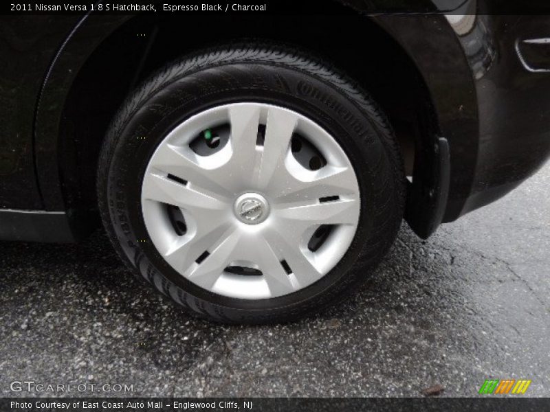 Espresso Black / Charcoal 2011 Nissan Versa 1.8 S Hatchback