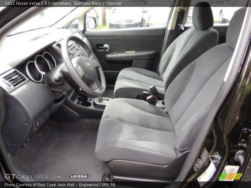Espresso Black / Charcoal 2011 Nissan Versa 1.8 S Hatchback