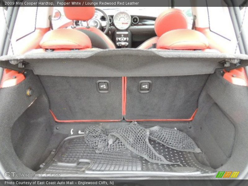 Pepper White / Lounge Redwood Red Leather 2009 Mini Cooper Hardtop