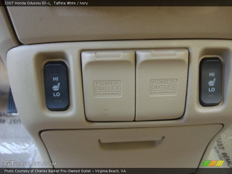 Taffeta White / Ivory 2007 Honda Odyssey EX-L