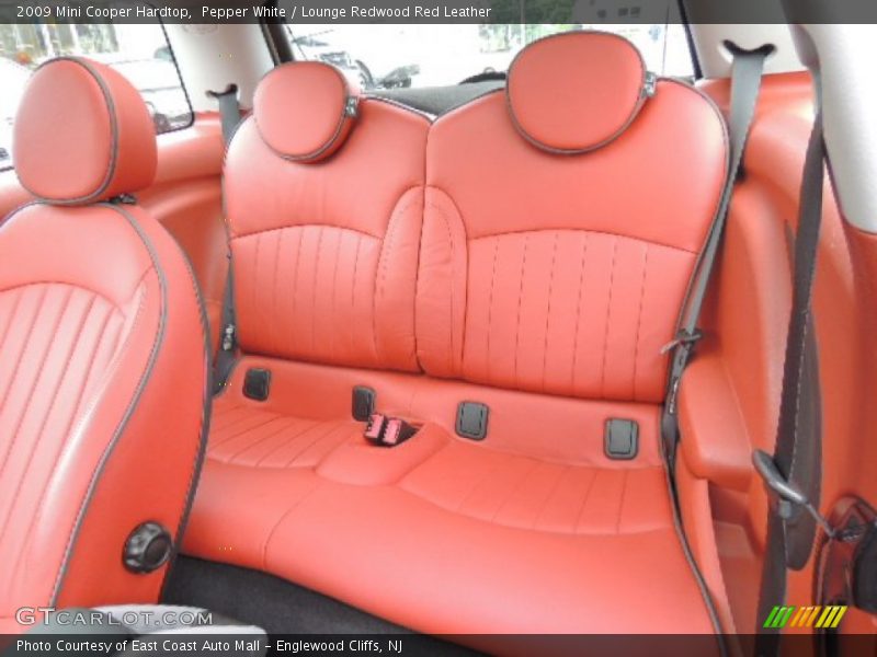 Pepper White / Lounge Redwood Red Leather 2009 Mini Cooper Hardtop
