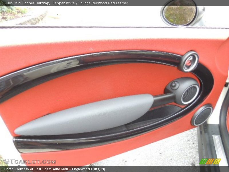 Pepper White / Lounge Redwood Red Leather 2009 Mini Cooper Hardtop