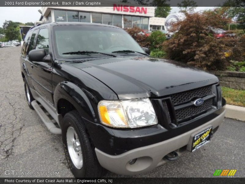 Black / Dark Graphite 2001 Ford Explorer Sport 4x4