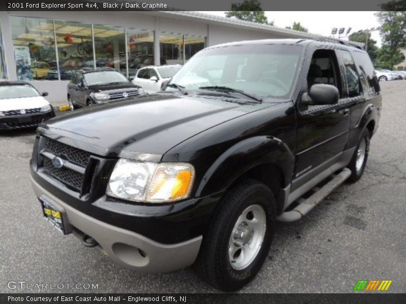Black / Dark Graphite 2001 Ford Explorer Sport 4x4