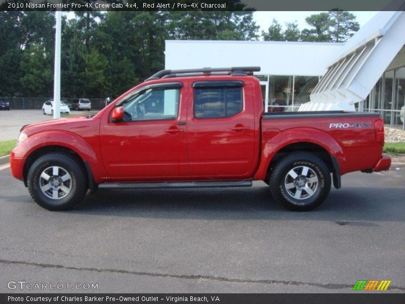 Red Alert / Pro-4X Charcoal 2010 Nissan Frontier Pro-4X Crew Cab 4x4