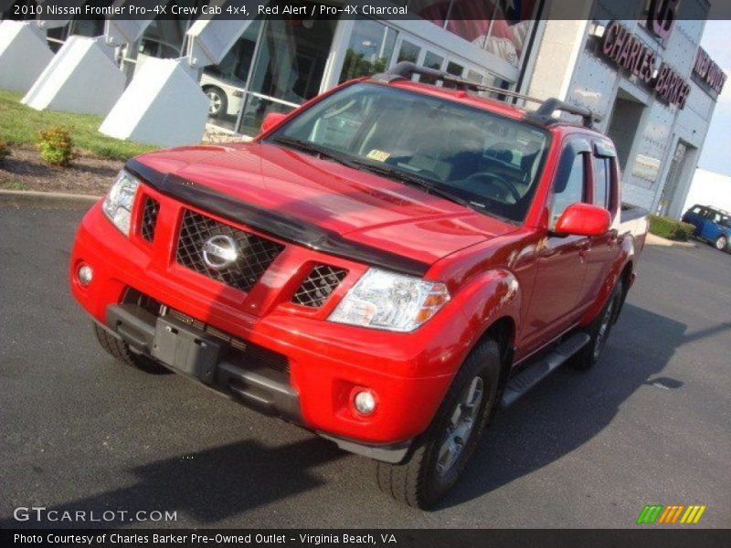 Red Alert / Pro-4X Charcoal 2010 Nissan Frontier Pro-4X Crew Cab 4x4