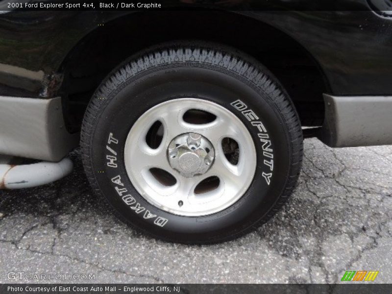 Black / Dark Graphite 2001 Ford Explorer Sport 4x4