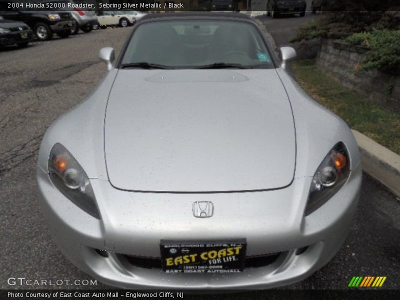 Sebring Silver Metallic / Black 2004 Honda S2000 Roadster