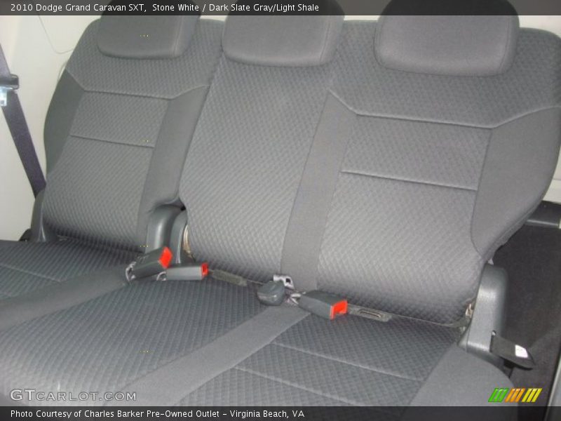 Stone White / Dark Slate Gray/Light Shale 2010 Dodge Grand Caravan SXT
