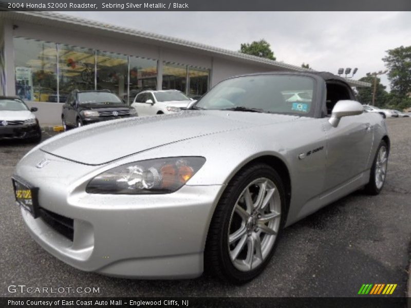 Sebring Silver Metallic / Black 2004 Honda S2000 Roadster
