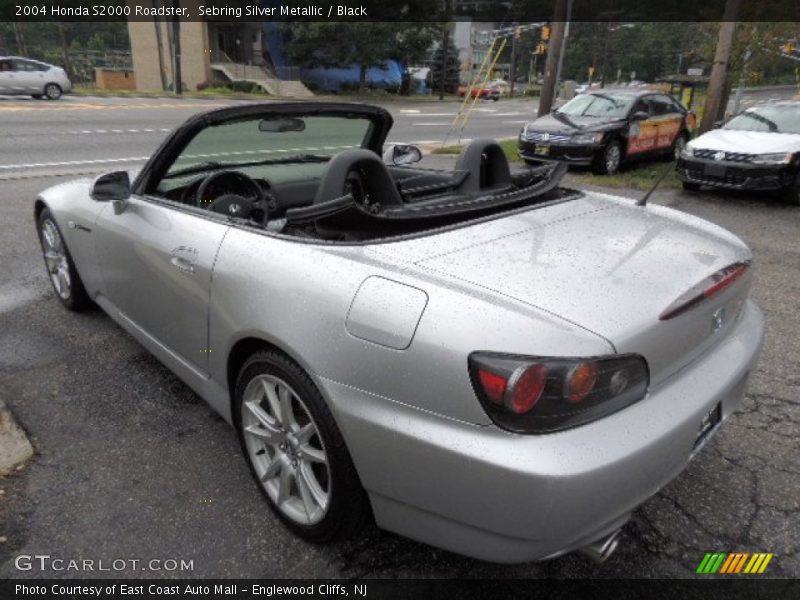 Sebring Silver Metallic / Black 2004 Honda S2000 Roadster