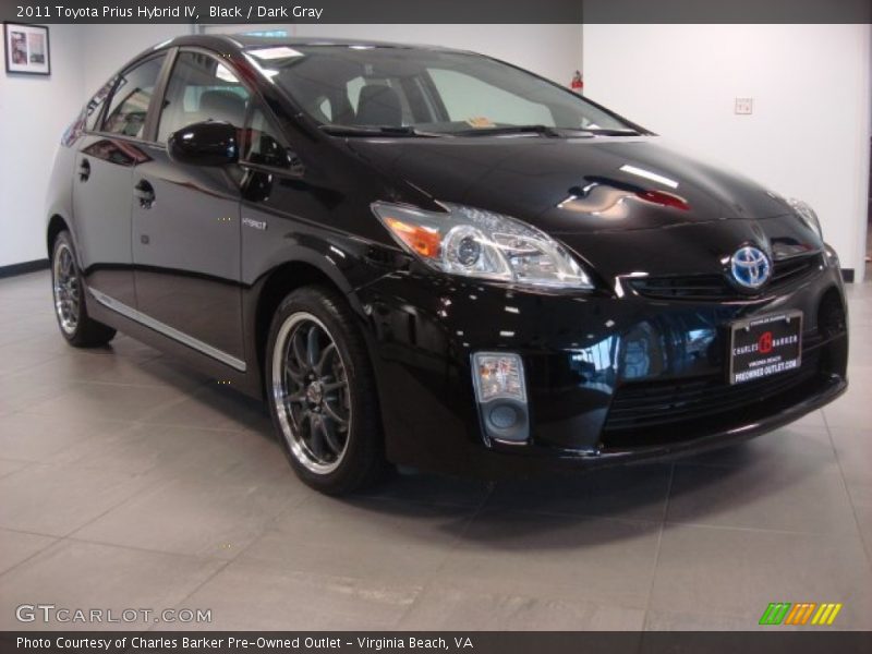 Black / Dark Gray 2011 Toyota Prius Hybrid IV