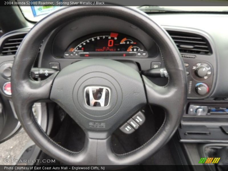 Sebring Silver Metallic / Black 2004 Honda S2000 Roadster