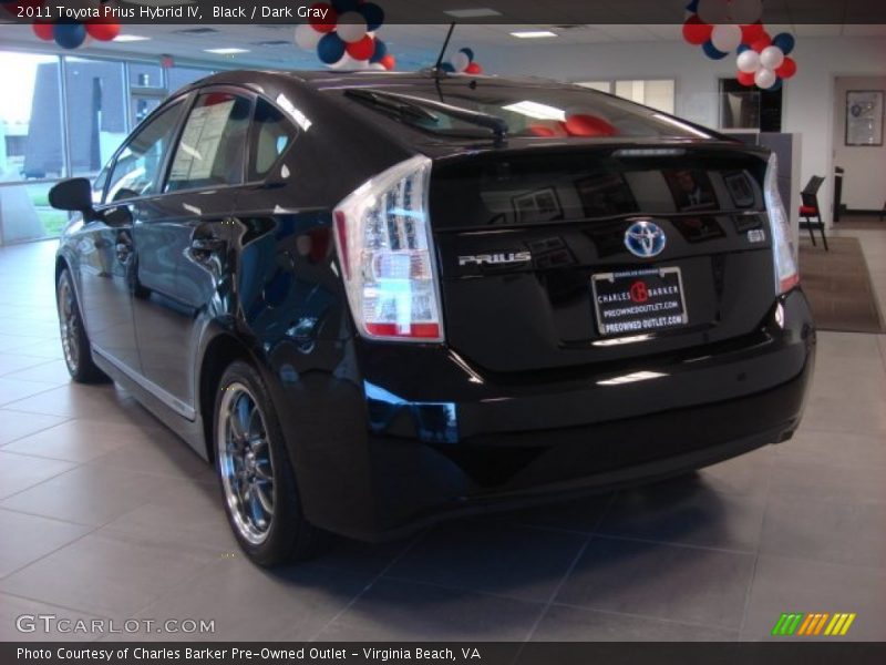 Black / Dark Gray 2011 Toyota Prius Hybrid IV