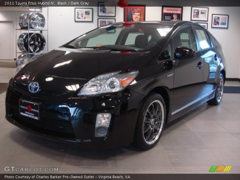 Black / Dark Gray 2011 Toyota Prius Hybrid IV