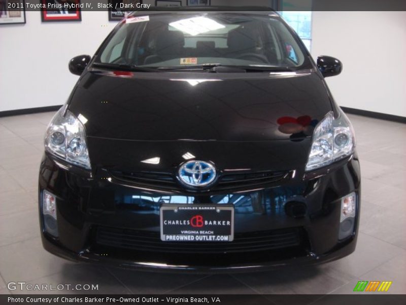 Black / Dark Gray 2011 Toyota Prius Hybrid IV