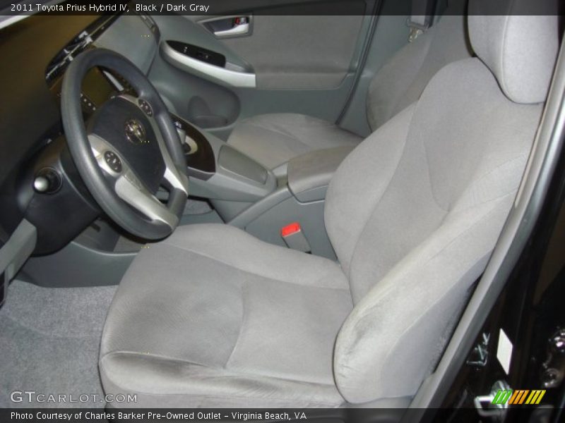 Black / Dark Gray 2011 Toyota Prius Hybrid IV