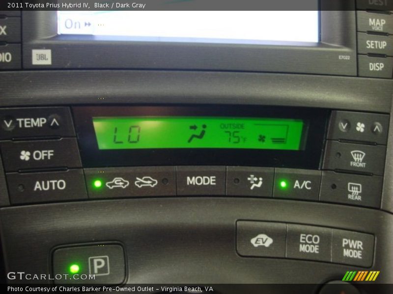 Black / Dark Gray 2011 Toyota Prius Hybrid IV