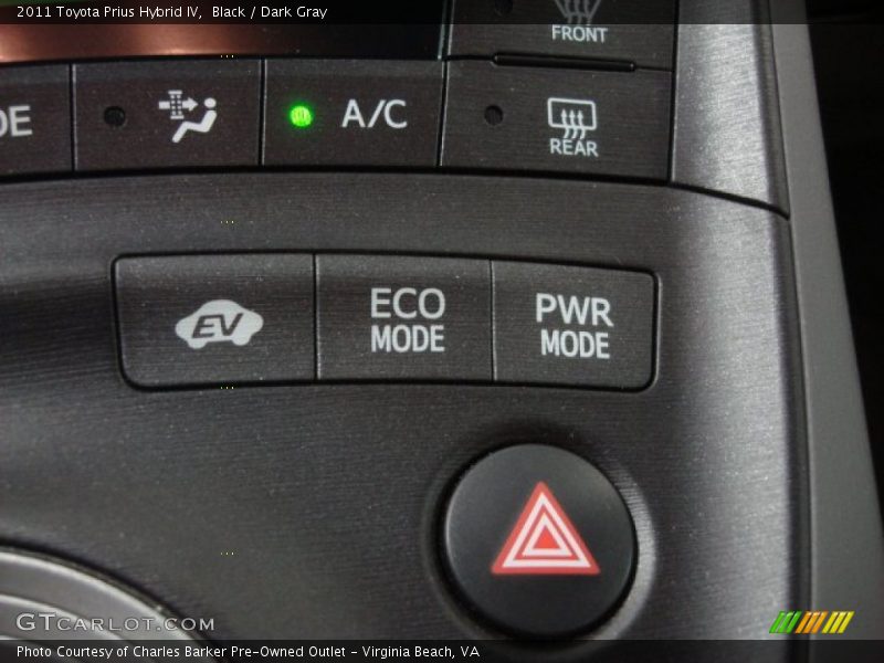 Black / Dark Gray 2011 Toyota Prius Hybrid IV