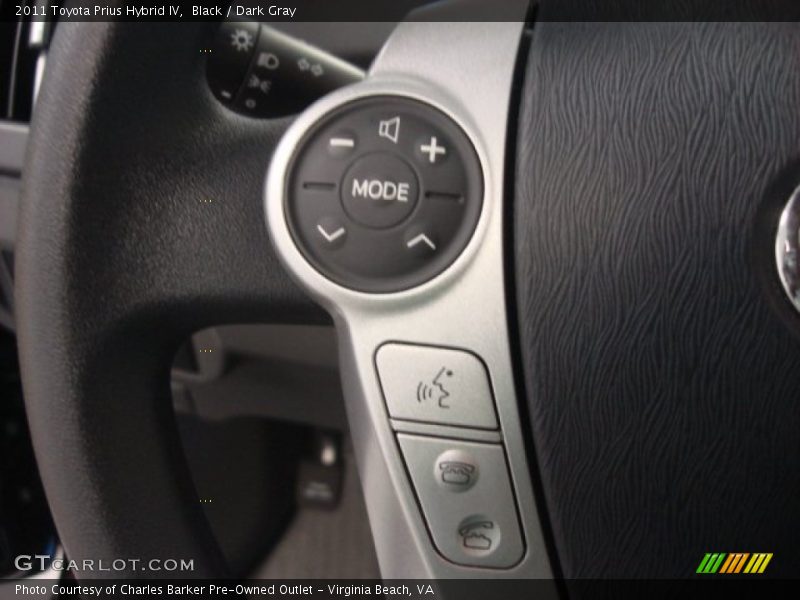 Black / Dark Gray 2011 Toyota Prius Hybrid IV
