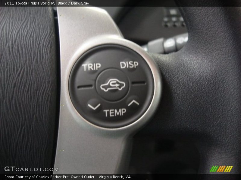 Black / Dark Gray 2011 Toyota Prius Hybrid IV