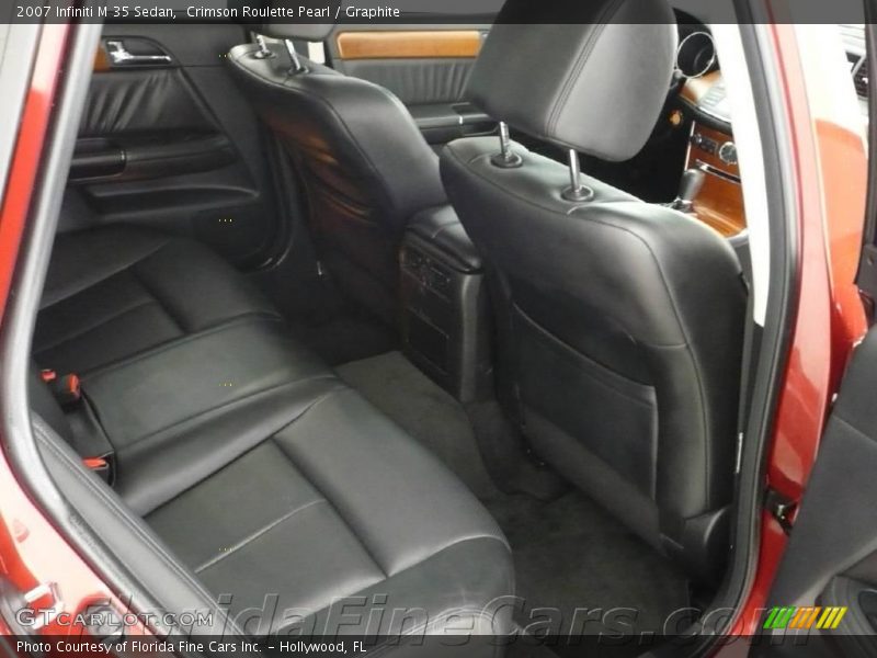Crimson Roulette Pearl / Graphite 2007 Infiniti M 35 Sedan